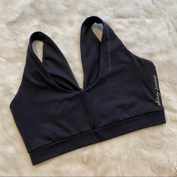 (XS) Whitney Simmons x Gymshark Sports Bra Black Extra Small - Picture 9 of 13